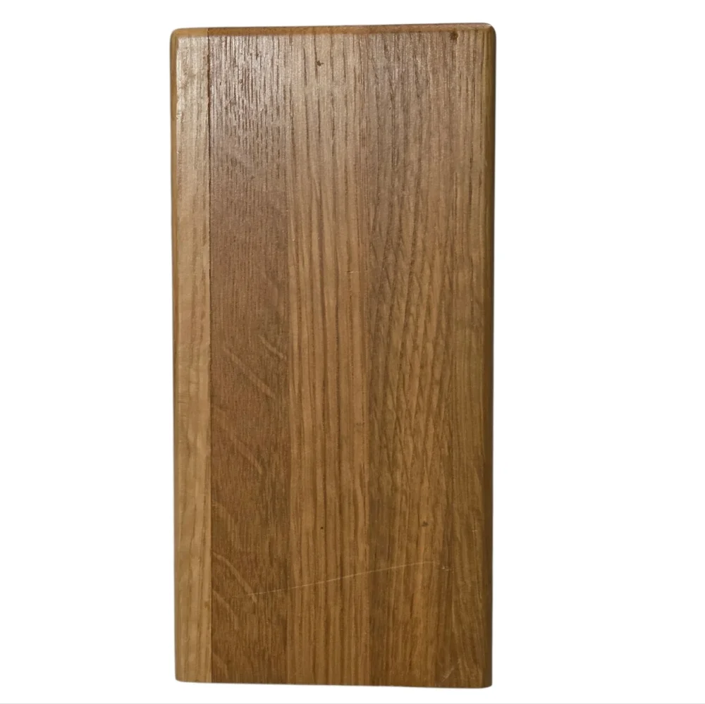 Cutco Wooden Knife Block 8 Slot USA Wood Kitcken Oak Storage Organization Holder